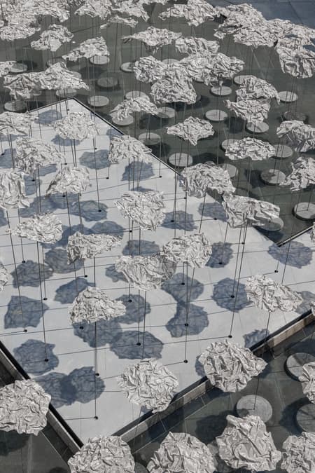 Choreography of a Cloud, Dancing Shadows Art Pavilion at the Louvre Abu Dhabi